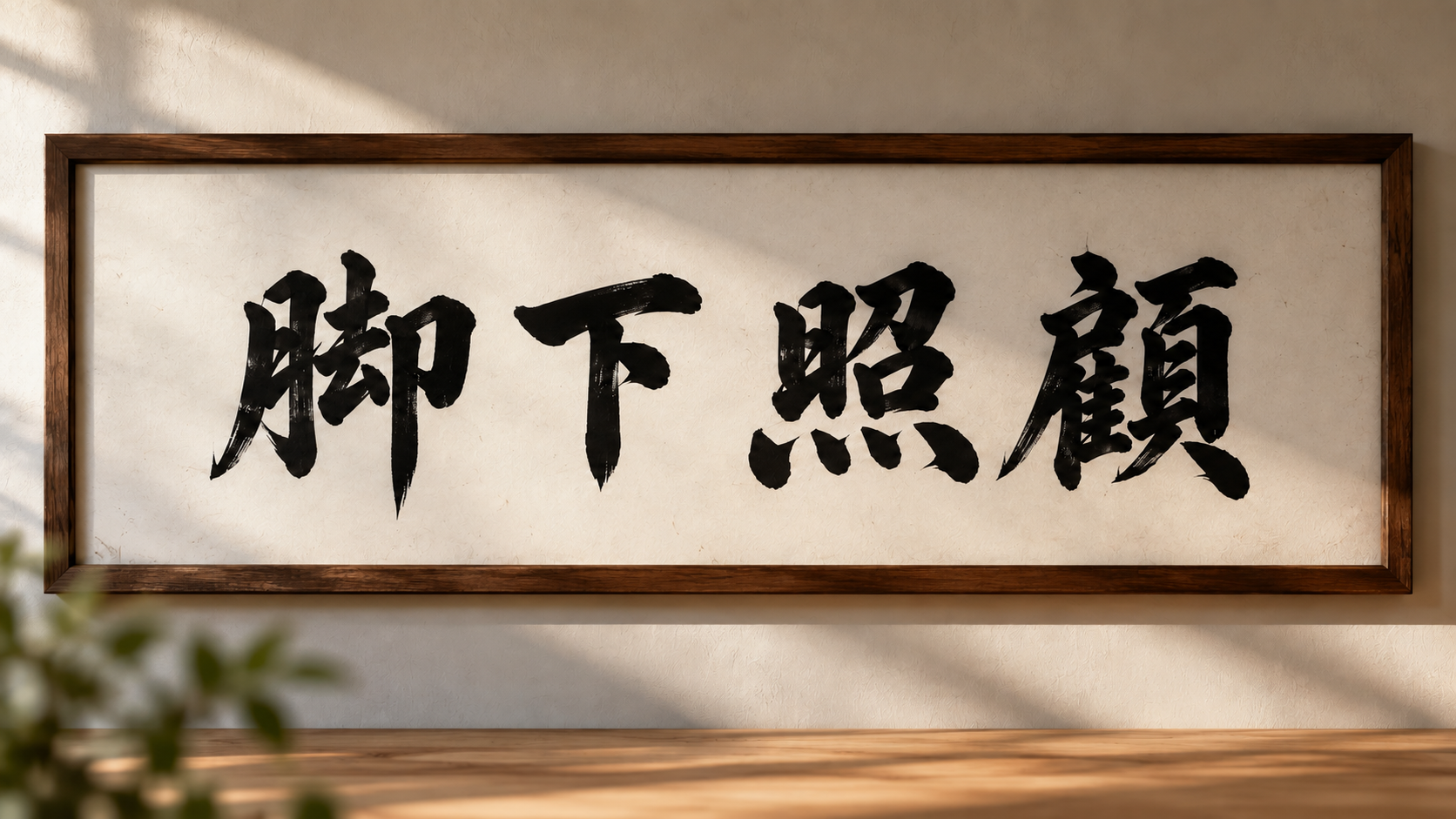 Kyakka Shōko (脚下照顧) — Cước hạ chiếu cố